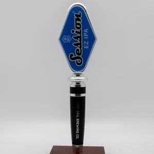 Mango de grifo de cerveza Full Sail Brewing Co Session Lager 10,5" de alto raro azul - Imagen 1 de 10