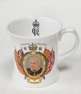 King Charles III Coronation fine bone china small tankered with signature - Picture 1 of 3