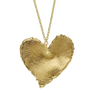 VICTORIA CRUZ Schmuck Damen-Kette New York Goldfarben Herz A4796-DG - Bild 1 von 5