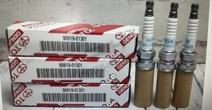 Genuine Toyota Yaris X Spark Plugs MXPJ11 DENSO Iridium Oem 90919-01301 DILKAR6T - Picture 1 of 1