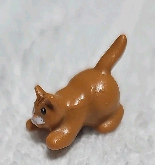  Lego Animal Gato Bronceado Oscuro, Agachado (6251pb03) Foto 1 de 1