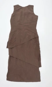 C&A Women's Brown Sleeveless Dress - Picture 1 of 12