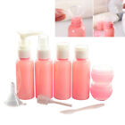  9 Pcs Pink Travel Cosmetic Containers Fine Mist Spray Bottle
