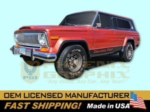 1975 1976 1977 1978 Jeep SJ Cherokee Chief Decals & Stripes Kit - Bild 1 von 1