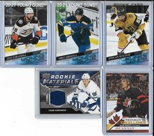 Egor Korshkov Toronto Maple Leafs 2020-21 Upper Deck Two Rookie Materials #RM-EK