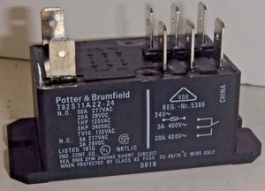 Relé Vulcan Hart / Potter Brumfield 1 HP, 120V #00-428864-00001 - Imagen 1 de 4