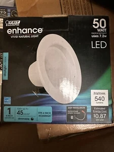 Feit Electric 3908183 7.2 watt 4 in. Enhance White LED - Picture 1 of 4