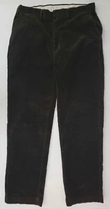 Vtg 90s Y2K Polo Ralph Lauren Brown Loose Fit Corduroy Jeans Pants 34x32 - Picture 1 of 7