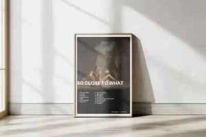 So Close To What Album Poster Tate McRae 2025 Music Wall Art Pop R&B Aesthetic - Picture 1 of 3