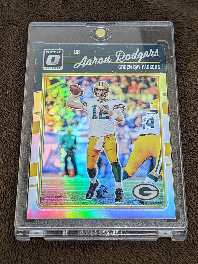 2016 OPTIC HOLO SILVER /25 AARON RODGERS PACKERS