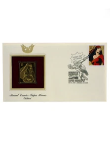 Elektra Gold Edition USPS Stamp First Day Issue Marvel Comics Super Heroes 2007 - Picture 1 of 4