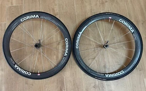 Juego De Ruedas De Bicicleta De Carretera De Carbono Tubular Corima Aero - Imagen 1 de 4
