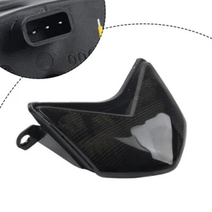 Plastic LED Tail Light For Kawasaki Ninja ZX6R ZX-6R 05-06 ZX10R 06-07 Black - Picture 1 of 15
