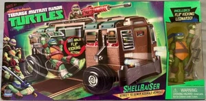 2013 TMNT Shellraiser Assault Vehicle + Flip Kicking Leo Figur Rarität noch versiegelt - Bild 1 von 9