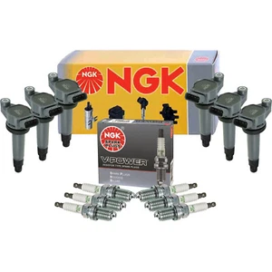 NGK 6 Ignition Coils & 6 V-Power Spark Plugs Kit For Lexus Toyota 3.3L V6 3MZ-FE - Picture 1 of 1