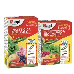 INSETTICIDA BIOLOGICO ORTICOLE FRUTTIFERI ZAPI 5 BUSTE DA 10G - Foto 1 di 2