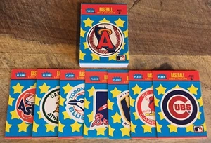1986 Fleer Baseball Mini Team Aufkleber (Sterne) / Komplettset (26) Teams - Bild 1 von 1