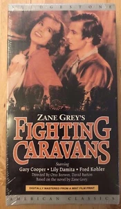 Fighting Caravans VHS Brand New Factory Sealed Gary Cooper - Imagen 1 de 3