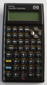 HP35S Taschenrechner wie neu mit neuen Batterien - Preissenkung! - Bild 1 von 6