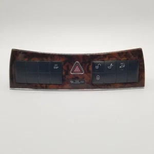 05-09 Mercedes W209 CLK500 Center Console Dash Lock Switches Panel Hazard OEM - Picture 1 of 10