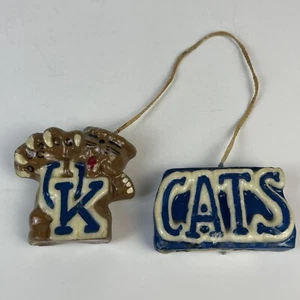 Vintage UK University Of Kentucky Wildcats Christmas Ornament Double Sided Logo - Picture 1 of 8