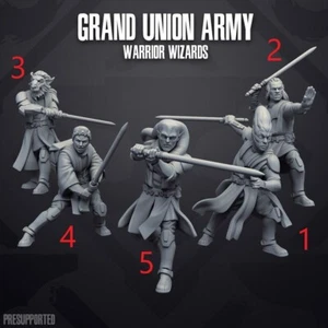 Warrior Wizards | 35mm | SW Legions | DnD Miniatures | Tabletop Gaming | - Picture 1 of 1