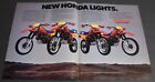 1984 Print Ad Honda Lichter Motorrad Dirt Bike XR500R XR350R XR250R Ride Art