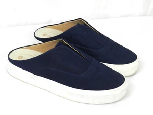 Corso Como Shoes Womens Blue Leather Slip On Mule Sandal Shoes Size 9 M - Picture 1 of 6
