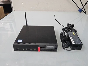 Lenovo ThinkCentre M710q Mini Tiny PC i5-7500T 16 GB RAM + AC Adapter - Picture 1 of 8