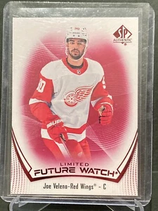 2021-22 SP Authentic Joe Veleno Future Watch Red limited #112 Rookie - Picture 1 of 2