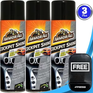 3 x Auto Innenraumreiniger 500ml Sprühdosen Cockpit Glanz Neu Auto Duft 83500ML.M✅ - Bild 1 von 8