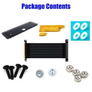 PCI-E 3.0 16X Graphics Card vertical kickstand/base with PCI-E extension cable - Picture 1 of 5