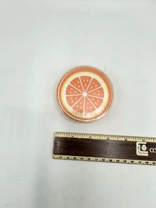 Vintage Set of Round Playing Cards Florida Orange Slice Design. - Picture 1 of 3