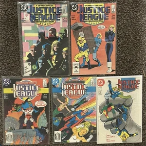 Justice League International #7 - 11 (1987 DC Comics) Lot Of 5 - 1 KEY - G'Nort - Picture 1 of 6