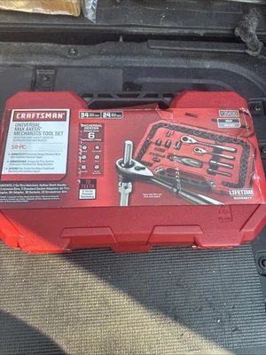 Sears Craftsman Universal Max Axess Mechanics Fool Set 58 piezas 35430 Raro Negro Foto 1 de 4
