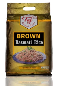 TAJ Gourmet Brown Basmati Rice, Naturally Aged, 10-Pounds - Picture 1 of 1