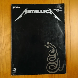 Vintage Metallica Songbook Black Album Guitar Tab Vox Cherry Lane Hal Leonard - Picture 1 of 10