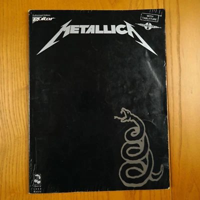 Vintage Metallica Songbook Black Album Guitar Tab Vox Cherry Lane Hal Leonard - Image 1 of 4
