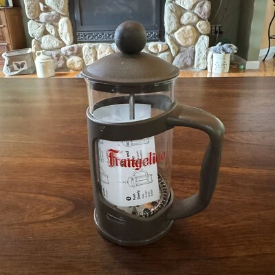 Frangelico Cafetera Prensa Francesa Taza para Servir Única Taza Camping Senderismo Foto 1 de 4