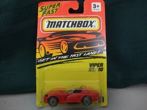 Matchbox SuperFast Dodge Viper RT/10 Die Cast Vintage Toy Car Collectible - Picture 1 of 4
