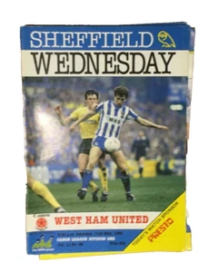 SHEFFIELD WEDNESDAY V WEST HAM UNITED - DIVISION ONE - 11/5/1985 - Picture 1 of 1