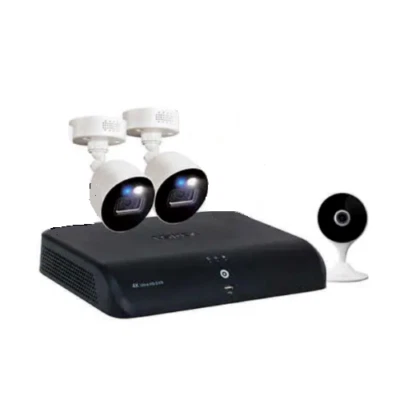 Lorex 12 Channel 4K 2TB Fusion DVR 3 Camera Security System NEWEST  MODEL - Image 1 of 4
