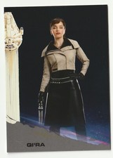 QI'RA - Emilia Clarke 2018 Topps Star Wars SOLO - Black Parallel #2 RARE