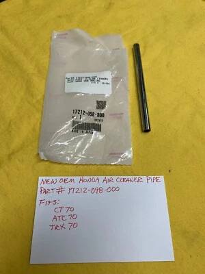 Tubo purificador de aire HONDA NUEVO OEM (17212-098-000) CT70, ATC70, TRX70 Foto 1 de 3