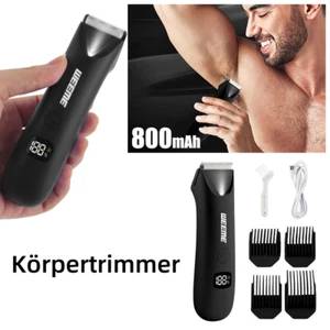 Elektrischer Männer Intimrasierer Haar Rasierer Herren Körperrasierer Trimmer DE - Bild 1 von 8