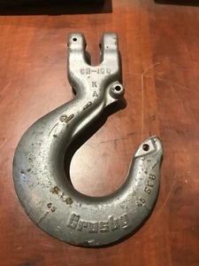 Nuovo Crosby 5/8" 5/8-16 grado 100 gancio di sollevamento 22.600 libbre. WLL | USA Rigging - Foto 1 di 7
