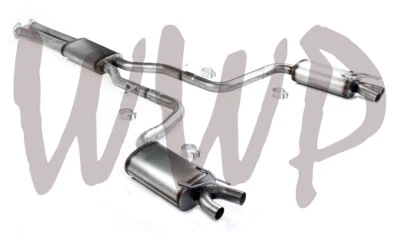 Sistema de escape doble CatBack de acero inoxidable de 2,5" 15-16 Hyundai Genesis 5,0 L V8 sedán Foto 1 de 3