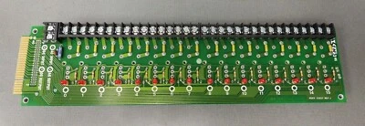 Crydom Controls Relay Mounting Board Card PLC MS-16H MS16H MS-16-H 13327 REV J - Image 1 of 2