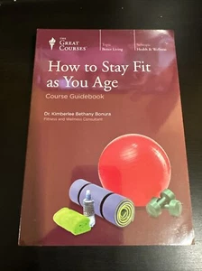 The Great Courses DVD + Guidebook How To Stay Fit As You Age New Sealed - Picture 1 of 3