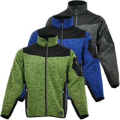 Hybridjacke Softshelljacke Strickjacke Jacke 475 g/m² Gr. S - XXXL Arbeitsjacke - Bild 1 von 2